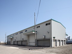 塩釜港区中ふ頭1号県営上屋 改築工事
