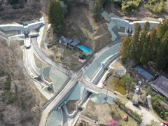 小屋館沢2砂防堰堤外工事