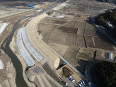 阿武隈川水系内川流域築堤外 (その8)工事